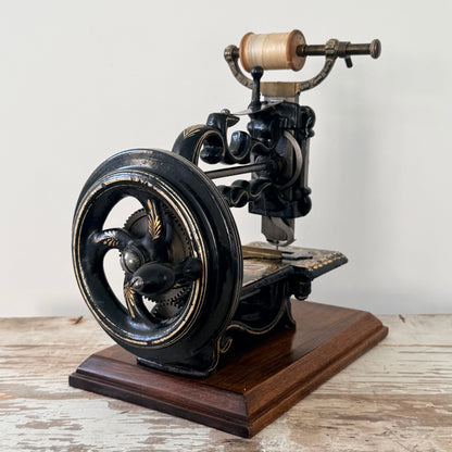 Antique Victorian James G. Weir Hand-Crank Sewing Machine c.1870s