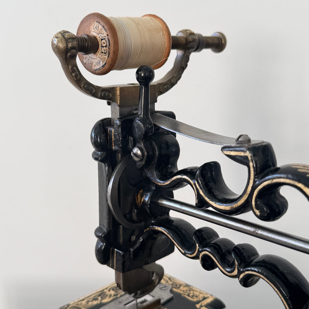 Antique Victorian James G. Weir Hand-Crank Sewing Machine c.1870s