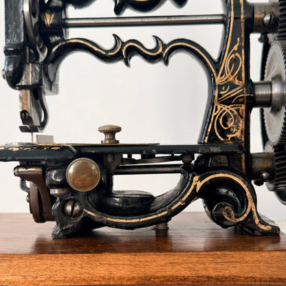 Antique Victorian James G. Weir Hand-Crank Sewing Machine c.1870s