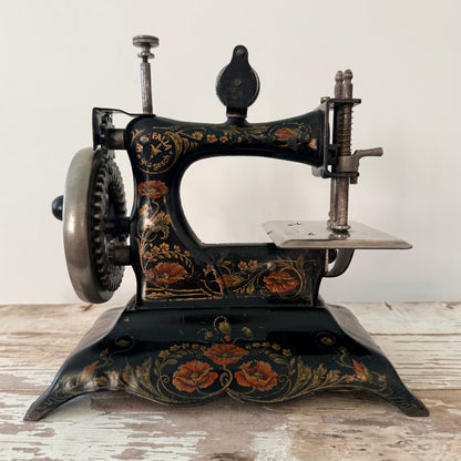 Antique German Westfalia No. 7 Miniature Hand-Crank Sewing Machine c.1900