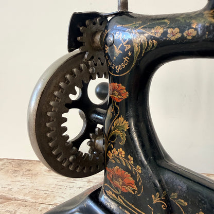 Antique German Westfalia No. 7 Miniature Hand-Crank Sewing Machine c.1900