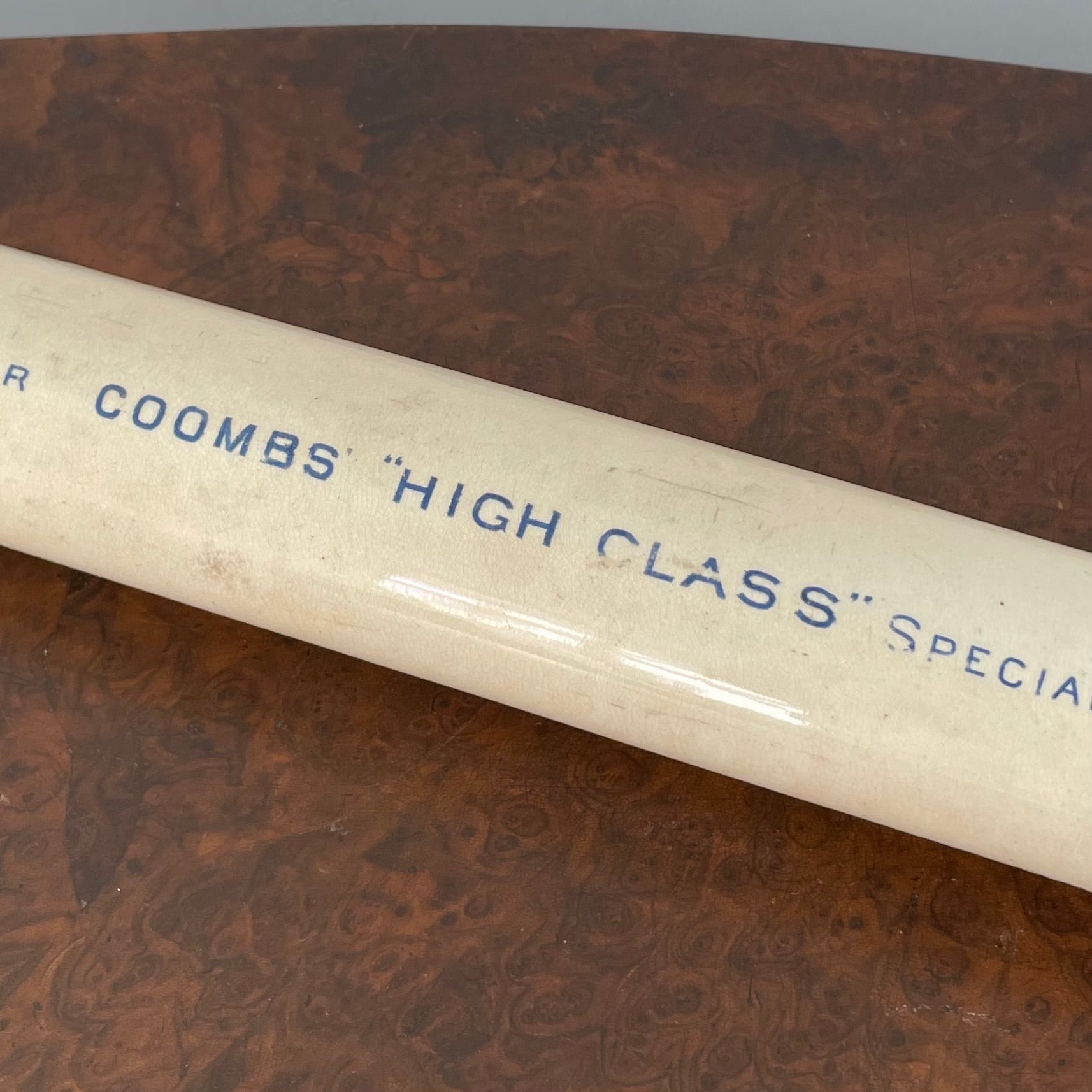 Antique Isobel Ironstone Advertising Rolling Pin – Choice of 4 Variants