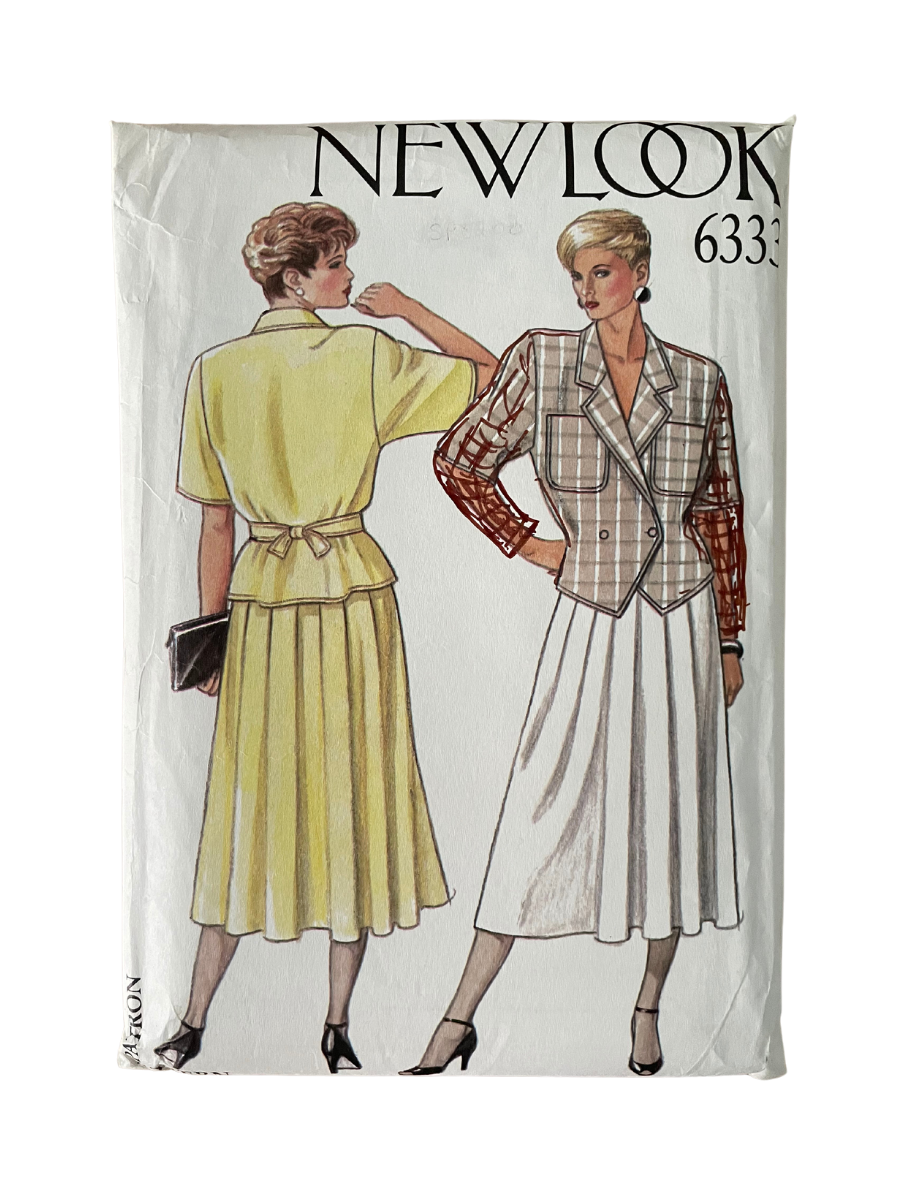 New Look 6333 Womens Size 8-18 Top Skirt