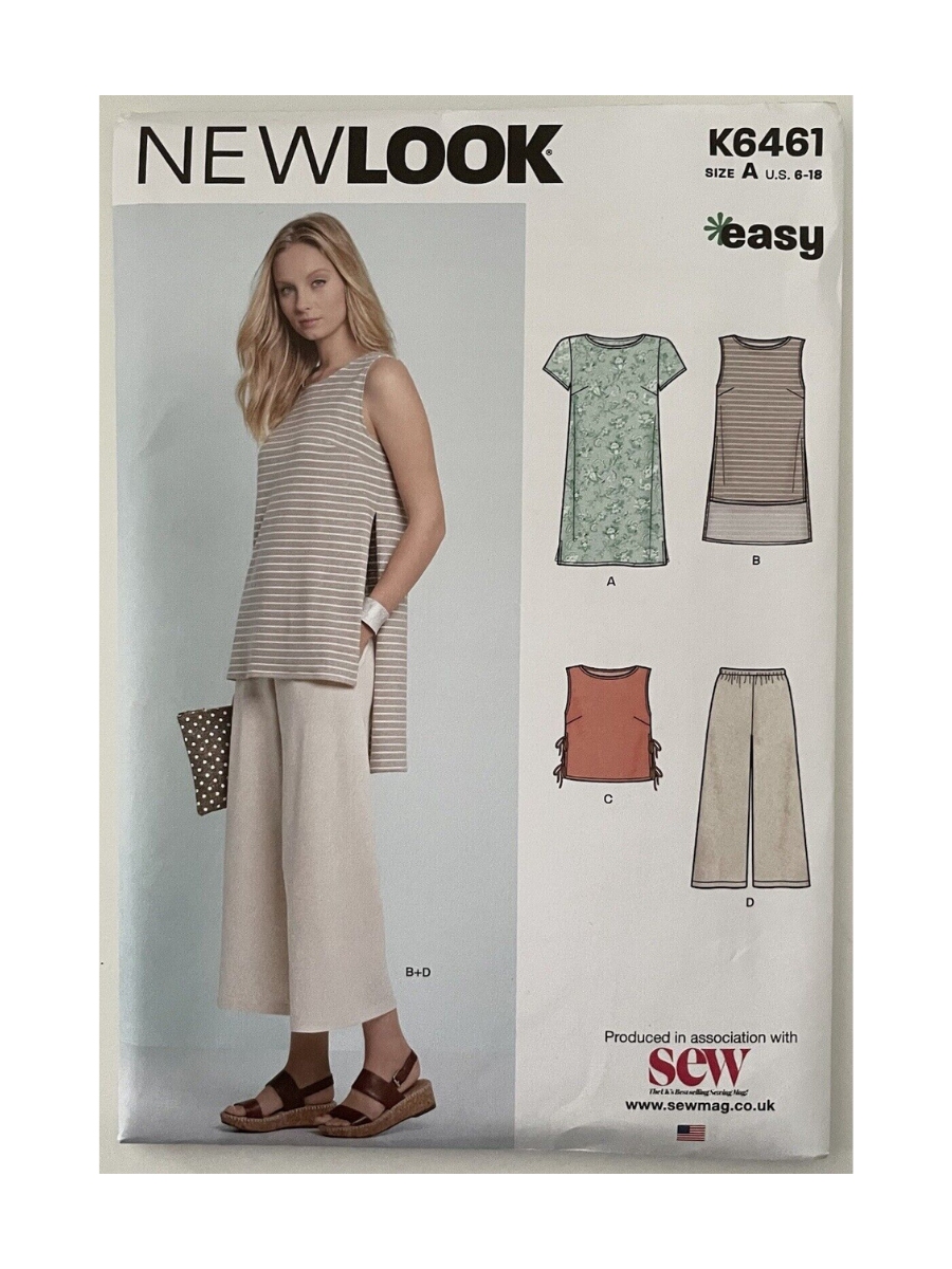 New Look K6461 Womens Size 6-18 Sun Top Trousers FF