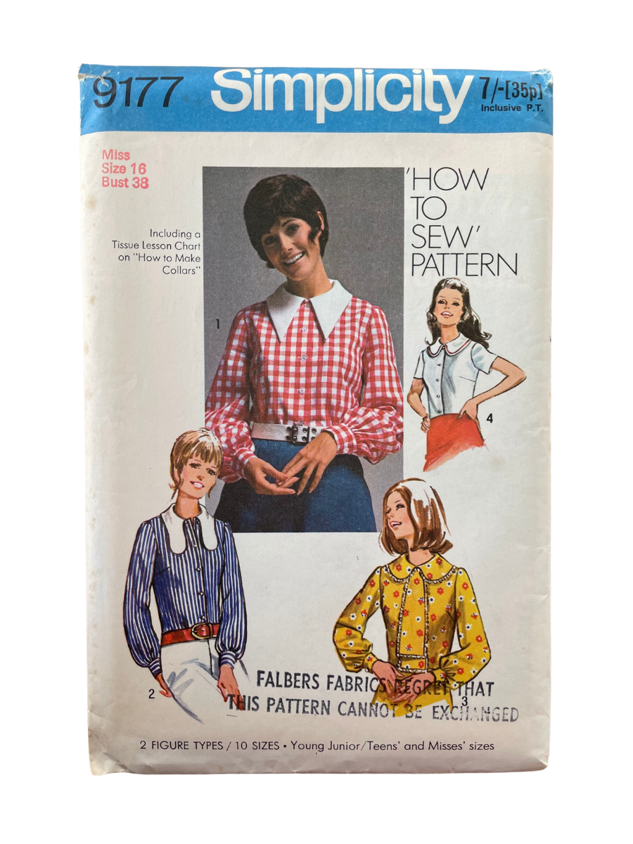 Simplicity 9177 Womens Size 16 Blouse Top