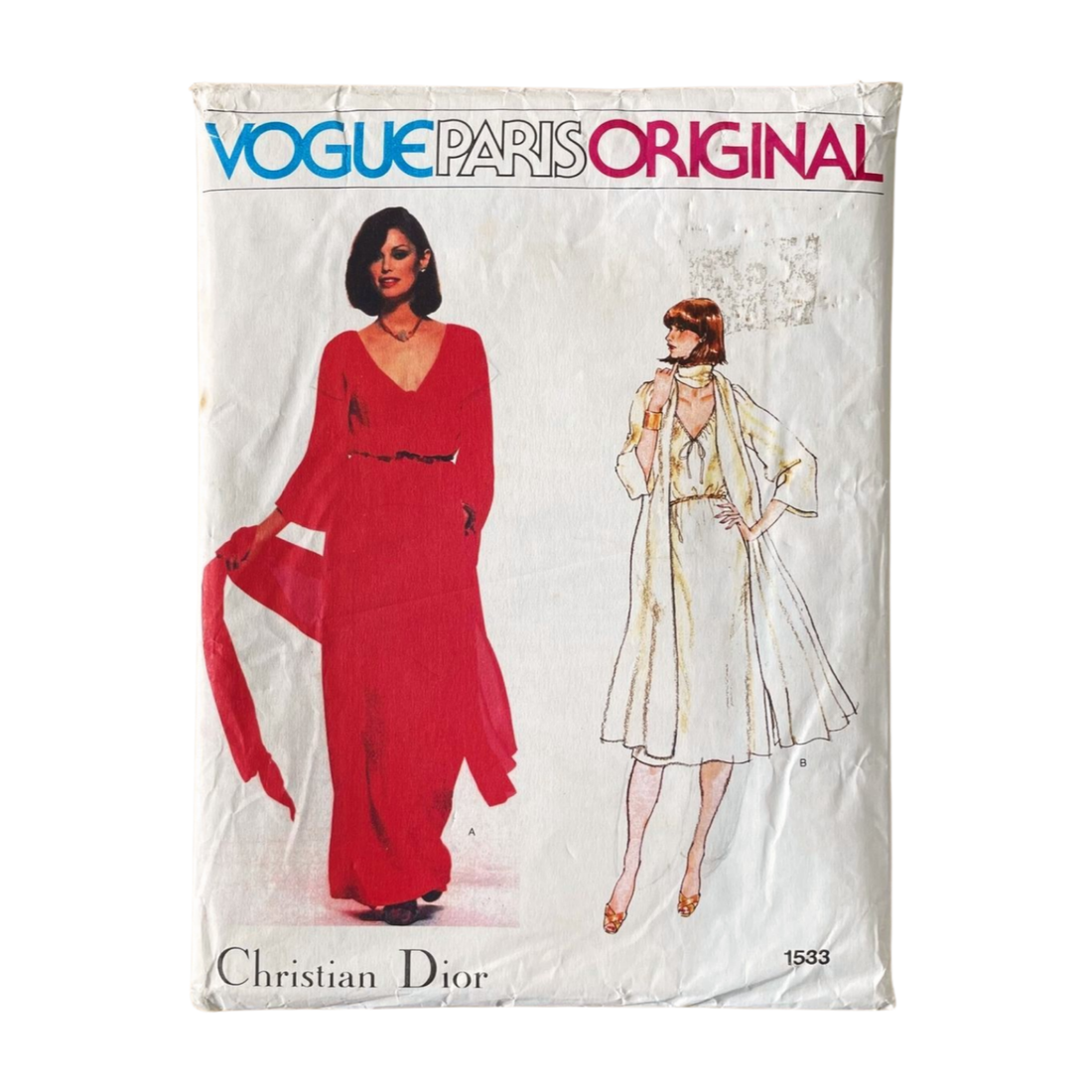 Vogue 1533 Womens Size 8 Dress Stole FF