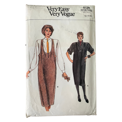 Vogue 9128 Womens Size 10-14 UK Dress