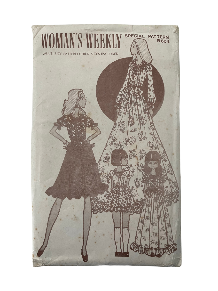 Womans Weekly B604 Size 12-18 Top Skirt FF