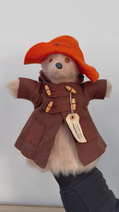 Vintage Gabrielle Designs Paddington Bear Hand Puppet Red Label